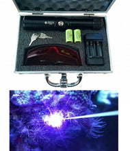 Load image into Gallery viewer, Powerful high power aiptasia blue laser pointer 3W + Saltwater Aquarium Aiptazia & Majanos Killing Removal & pest anemones