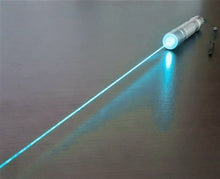 Load image into Gallery viewer, High Powered Bright Cyan Laser Pointer Pen 130mW 488nm 485nm 492nm