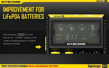 Load image into Gallery viewer, Nitecore D4 Professional Digi Charger For 18650 16340 18350 14500 26650 CR123A Li-ion & Ni-MH