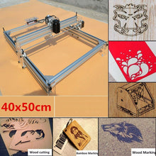 Load image into Gallery viewer, 5000mW Blue Laser Engraving Machine 5 Watt CNC Cutter DIY  40cm x 50cm