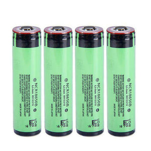 4 x Panasonic Protected NCR18650B 3400mAh Li-ion 3.7v Rechargeable PCB Battery