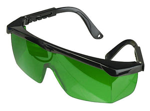 green safety goggles for lasers and laser pointers 650nm red color
