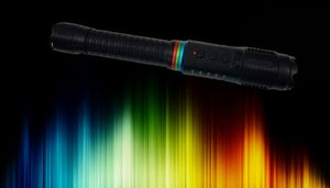 Zeus RGB - 7 Farben Leistungsstarker Laserpointer, Weiß, 450 nm, 520 nm, 650 nm