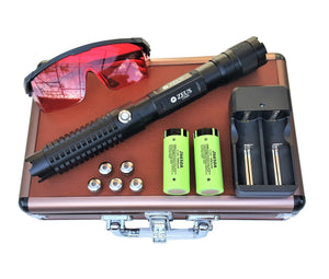 Zeus pro powerful blue laser pointer 3W 5W Visible beam burning military high power 445nm