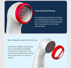 Powerful Cold Laser Therapy Device 1300mW Healing Body Pain Relief For Humans & Pets