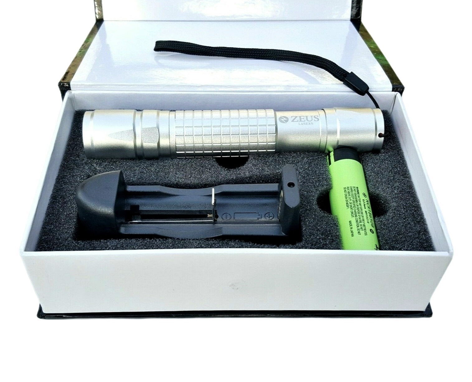 532nm Green Laser Pointer Pen - Strong Visible Beam, Class 1, 1mW, Waterproof Torch