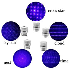 Load image into Gallery viewer, 5 Metal Star Caps for Effects laser pointers pens head