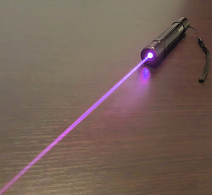 Powerful Beam Purple Violet Laser Pointer Pen 150mW 405nm High Power