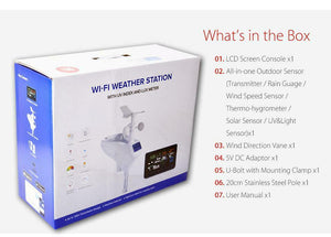 Zeus Smart Professional Wireless WiFi Weather Station 10 in 1 With Remote Monitoring & Alerts