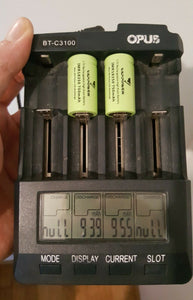 2 x Vappower IMR 18350 750mAh 3,7V 15A Rechargeable High Drain Battery