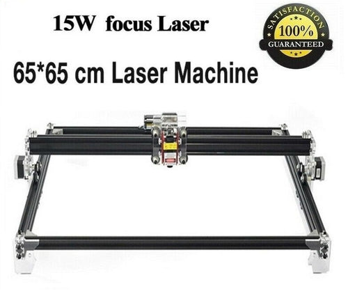 15W high power 15000mW Blue Laser Engraving Machine 15 Watt DIY Cutter CNC 65cm x 65cm by Zeus