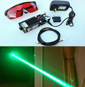 Powerful 1.2 Watt Green Laser Module 1W Head Diode 520nm high power For Engraving Cutter Machine Full Kit