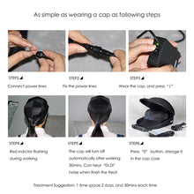 Load image into Gallery viewer, Hair Regrowth Laser Cap Device LLLT Helmet For Hair Loss Treatment With 81 Medical Laser Diodes